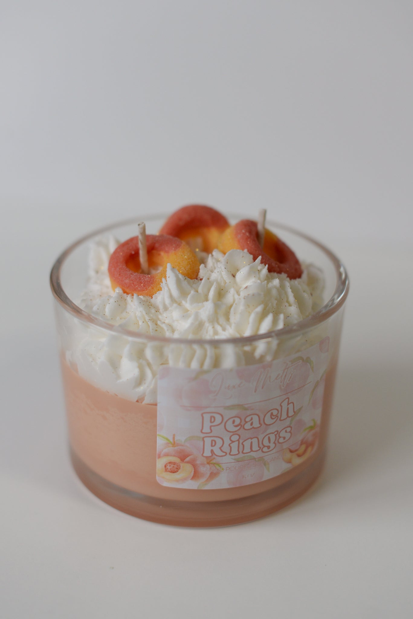 Peach Rings Artisan Candle