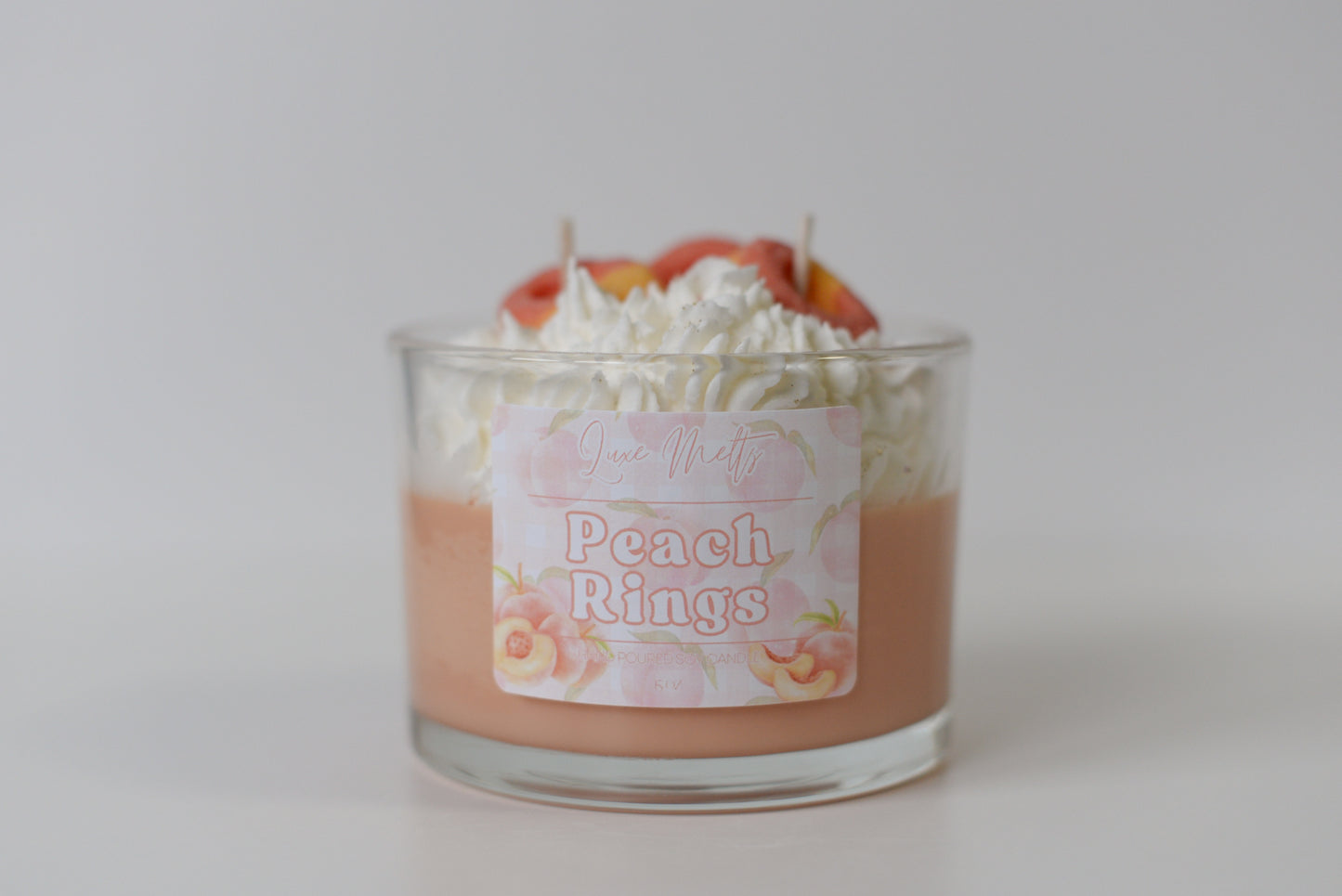 Peach Rings Artisan Candle