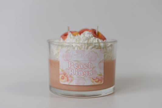 Peach Rings Artisan Candle