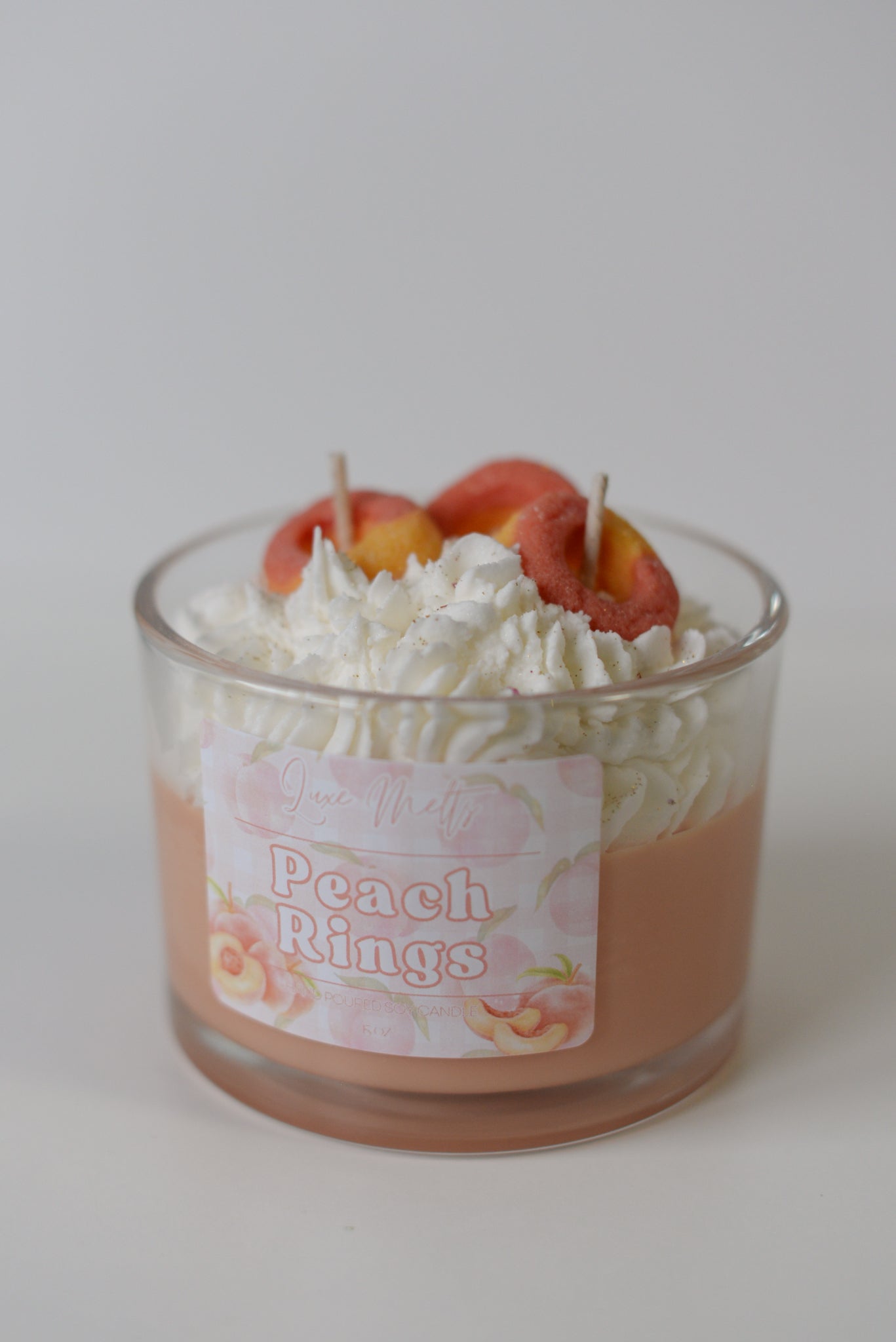Peach Rings Artisan Candle